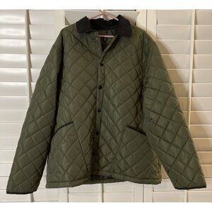 George Men's Size 3X 54-55 Chore Jacket Marshall Green Puffer Pockets Outdoor
